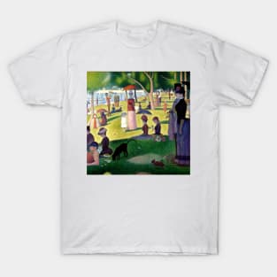 Georges Seurat sunday in the park la grande jatte pointilist river Seine T-Shirt